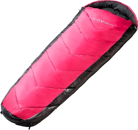 Kinderslaapzak I outdoor slaapzak I slaapzakken I campingslaapzak incl. pakzak I ademende en waterdichte slaapzak I lengte 165 cm van Merkloos