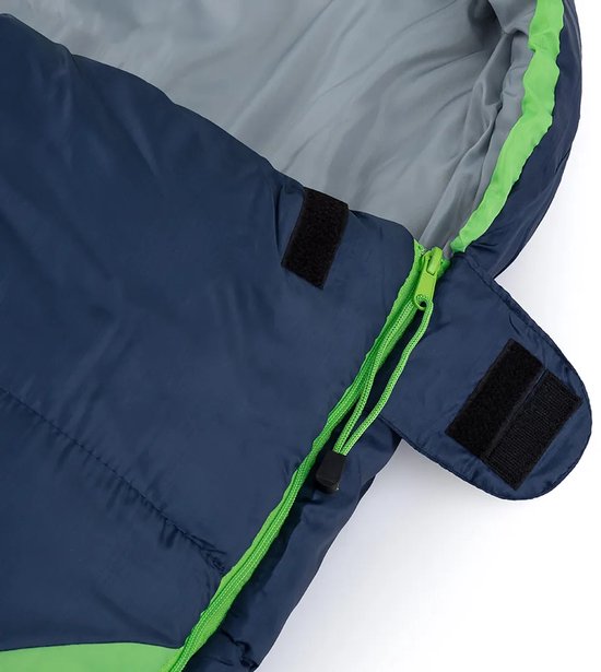 Kinderslaapzak Loap Goat Kid Blauw L-rits links - L-levý zip