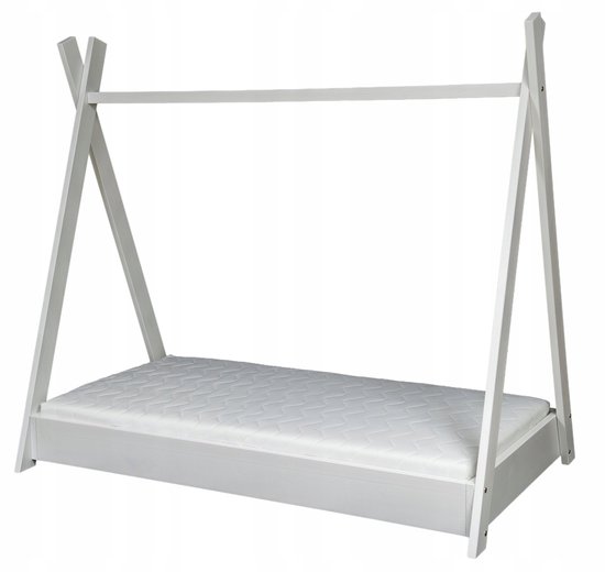Kindertentbed met Matras 160x80cm - ECO Matras van Bubulandus