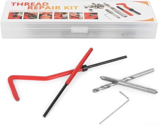 Kit M4 Transparant Plastic 25 Stuks Draad Reparatie Insert Kit M4 Met