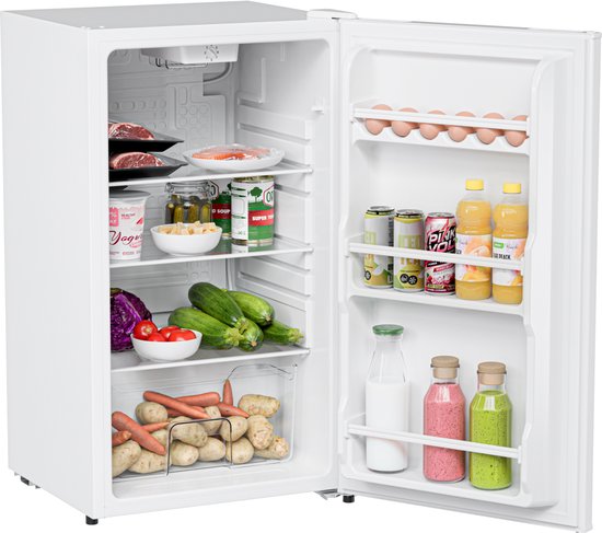 KitchenBrothers Koelkast - 92L - Tafelmodel - IJskast - Frigo - Vrijstaand - Wit van Merkloos