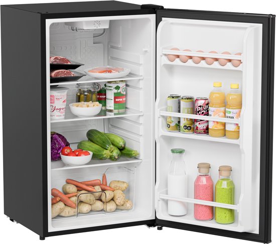 KitchenBrothers Koelkast - 92L - Tafelmodel - IJskast - Frigo - Vrijstaand - Zwart van Merkloos