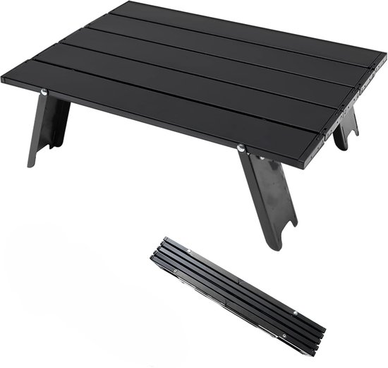 Klaptafel - klaptafel tuin - Campingtafel - campingtafel lichtgewicht - campingtafeltje inklapbaar - campingtafel opvouwbaar - Mini-klaptafel voor buiten - 39.5*28.5*13cm - voor zelfrijdende reizen - picknicken