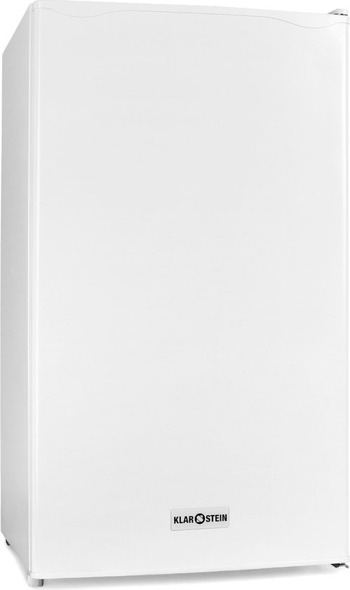 Klarstein 90L1-Wh Koelkast - Volume: 91 Liter - Met ijsblokjesvak - 2 Legplateaulades - 3 Deurvakken - 41 dB - Wit van Klarstein