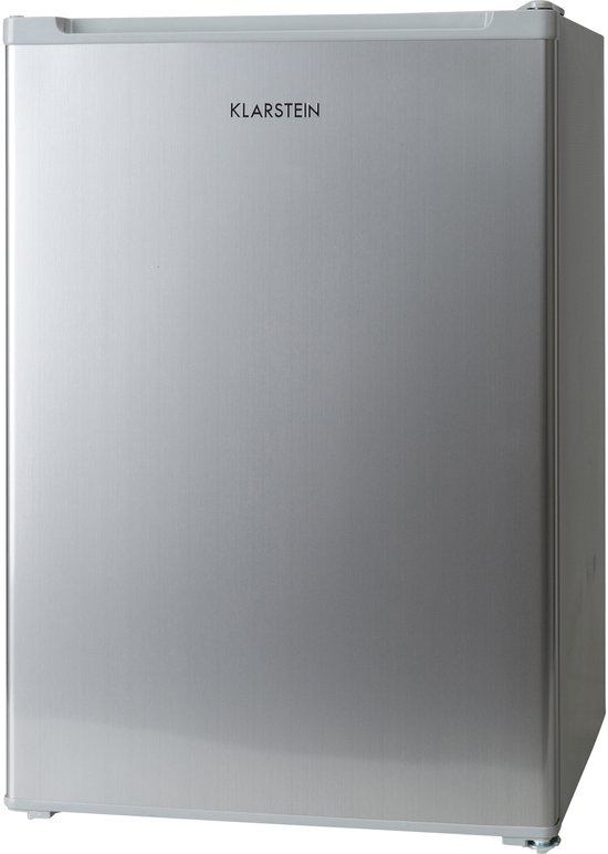 Klarstein Koelkast Delaware 75L - Mini-Koelkast met Vriesvak 4L - Compressorkoeling voor Keuken voor Kantoor - LED Schappen - Compact Koelkast Vrijstaande Koelkast Kleine Koelkast Fridge - voor Kleine Huishoudens voor Studentenkamer