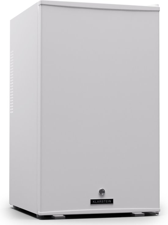 Klarstein Mini-Koelkast koelkast, mini koelkast met glazen deur, 68L voor drankjes, snacks & cosmetica, koelkast klein & geruisloos, regelbare schappen, kleine skincare koelkast huidverzorgingsproducten medicijnen - Minibar - 2L 35 dB 65W van Klarstein