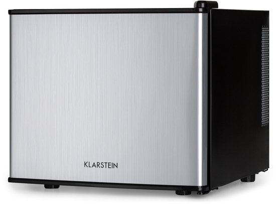 Klarstein Mini-Koelkast SecretHiding 2 Niveaus 17L 26 dB Thermo-elektrisch - Minikoelkast Drankkoeler Hotelkoelkast - voor Hotelkamer voor Slaapkamer - Compact - Mini Fridge - Kleine Koelkast - Compact Koelkast