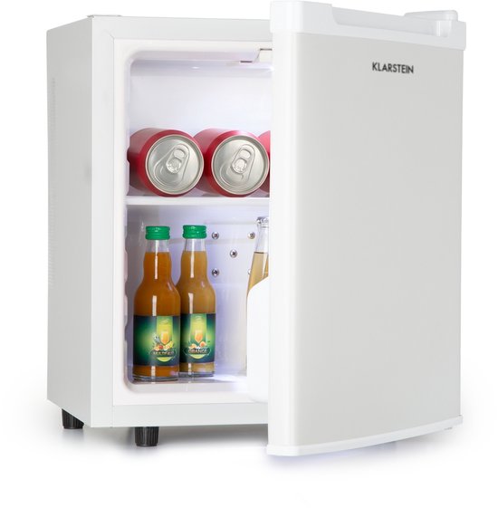 Klarstein Minibar Mini Koelkast voor Kamer, 30 L Mini Koelkast voor Dranken, Snacks & Cosmetica, Kleine , Kleine en Stille Koelkast, Skincare Koelkast voor Kamer & Kantoor 5–15 °C - 23 dB - voor Slaapkamer - Compact Geruisloos van Klarstein