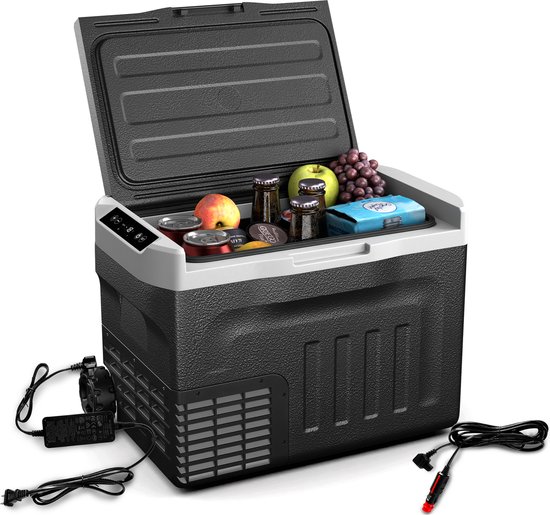 Klarstein PolarForce Compressor Koelbox - 30 Liter - Bereik: -20°C tot 20°C - Zwart van Klarstein