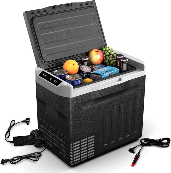 Klarstein PolarForce Compressor Koelbox - 40 Liter - Bereik: -20°C tot 20°C - Zwart