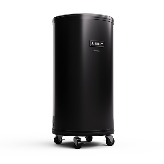 Klarstein Wijnkoeler Beersafe L koelkast met LED-display, roestvrijstalen koelkast voor binnen en buiten, drankkoelkast, wijnkoelkast, 75 liter koelkast met 360° zicht, 0-16°C - 46 cm - voor Bar - Temperatuurregeling - Wijnklimaatkast