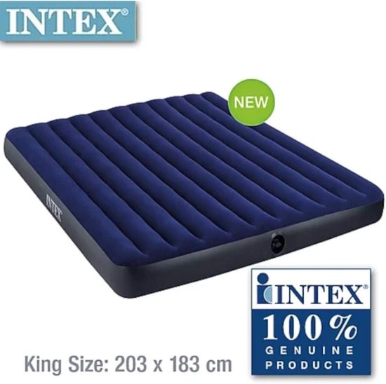 KLASSIEK DONZIG LUCHTBED UIT DE KING DURA-BEAM-SERIE van Intex