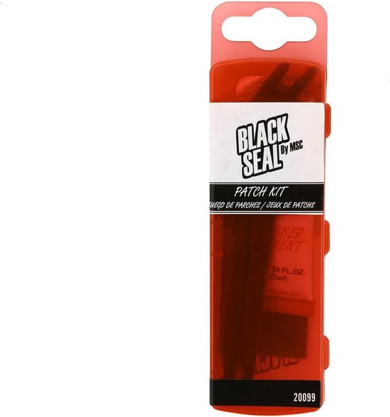 Klassieke Patch Kit - Reparatieset Banden - Fietsband Repareren - Inclusief Lijm - 6 Patches - Zwart