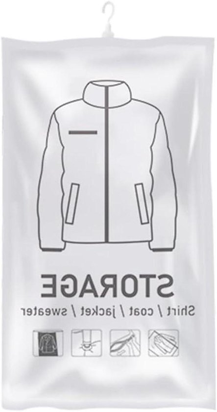 Kleding Compressie Opbergtas Ruimtebesparend Herbruikbare Lege Pomp Zakken Kleding Garderobe Quilt Vacuüm Pack voor Kleding Suits Jurk (S)