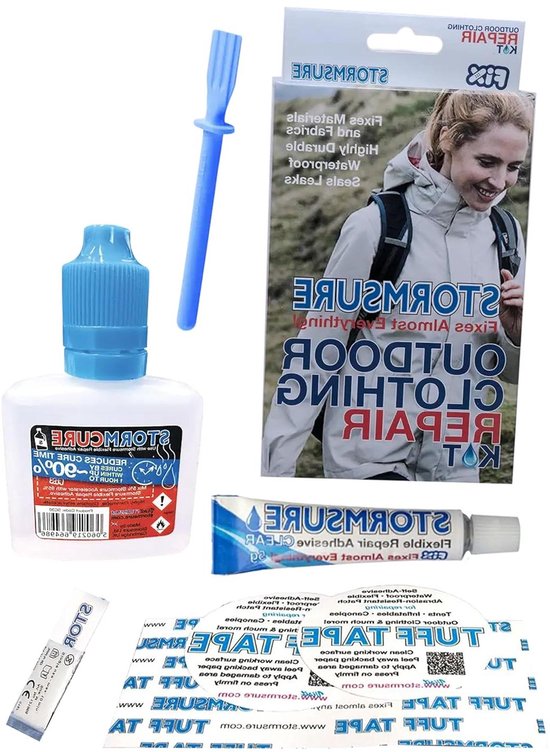 Kledingreparatieset - Outdoor reparatie - Kleding herstellen - Waterdichte afdichting - 30ml - Duidelijk