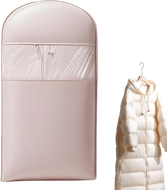 Kledingzakken - Opbergzakken Beschermhoes - Kleding Opbergen - Zelfcompressie Rits - tot 130 cm - roze