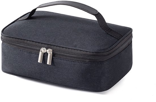 Kleine geïsoleerde lunchtas van 3,2 liter - Geïsoleerde lunchbox voor zowel mannen als vrouwen - Zachte en verkoelende lunchtas met handvat - Geschikt voor picknicks, werk, kantoor, school, enz. - Zwart van Lifewit