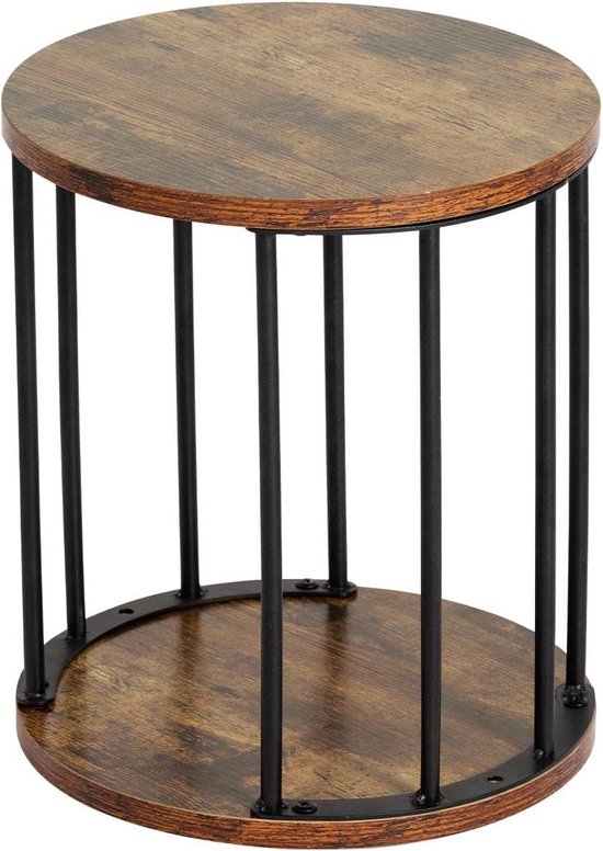 Kleine houten opstapkruk voor kinderen en volwassenen - 300 lbs draagvermogen - antislip kruk voor plantenstandaard - tuin, keuken, badkamer, slaapkamer van Klein