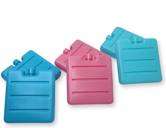 Kleine ijselementen, mini-koelelementen voor de koeltas, koelbox, koelbatterij, ruimtebesparende koelelementen voor de lunchbox van Klein