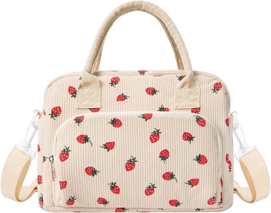 Kleine Koeltas 12L voor Mannen en Vrouwen - Geïsoleerde Lunchtas met Verstelbare Schouderbanden, Vouwbare Thermotas voor Picknick en Werk