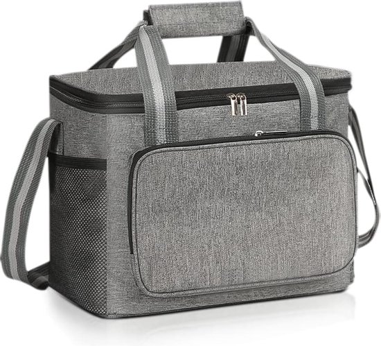 Kleine koeltas, 15 liter, picknicktas, waterdicht, opvouwbaar, koeltas, klein, voor heren en dames, lunchtas voor onderweg, thermotas voor reizen, picknick, wandelen, grillen van Klein
