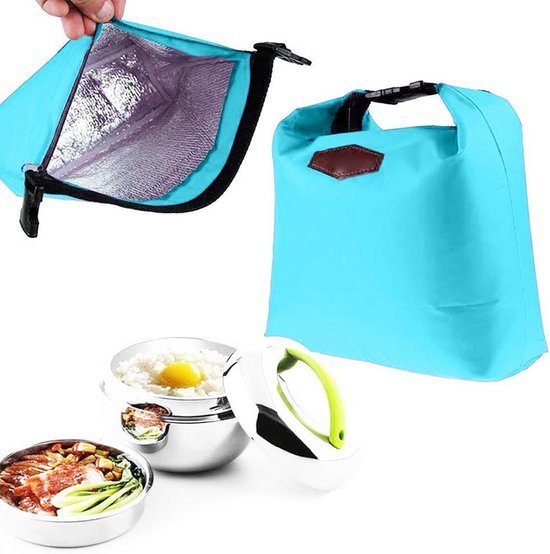 Kleine Koeltas 4 Liter - Opvouwbare Thermotas met Ritssluiting