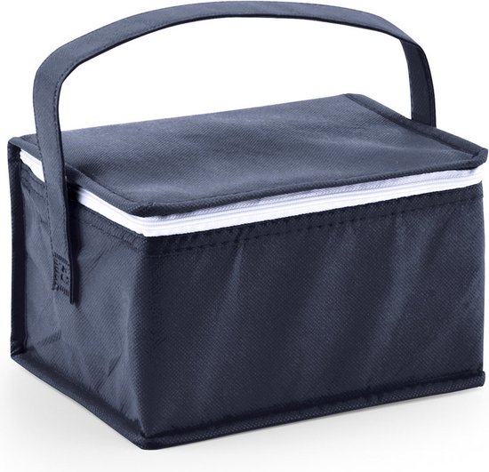 Kleine koeltas voor lunch blauw 20 x 14 x 13 cm 3.5 liter - Koeltassen van Benson