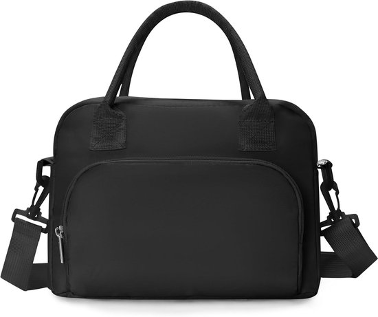 Kleine koeltas voor vrouwen en mannen, 12 liter, grote lunchtas, geïsoleerd, verstelbare schouderbanden, opvouwbare mini-koeltas, klein, voor heren en dames, isolatietassen voor werk, picknick