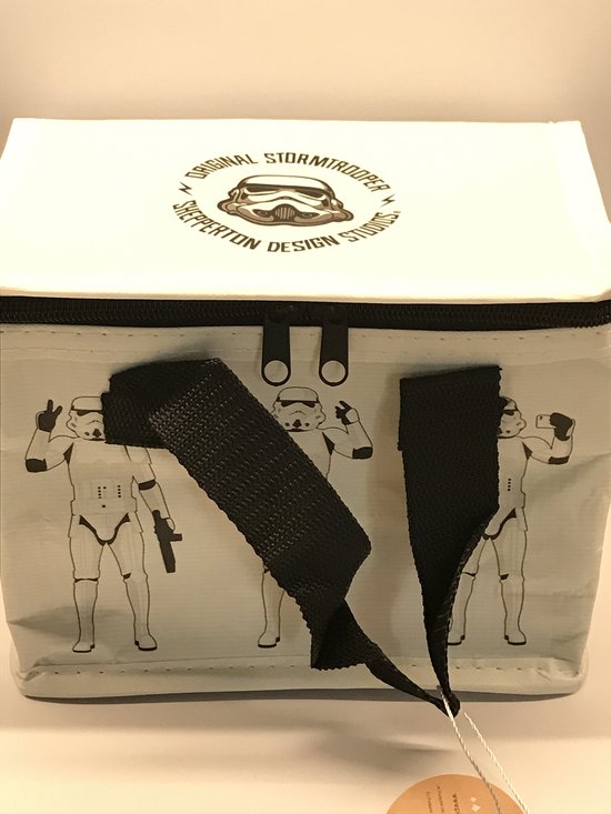 Kleine lunch/sixpack koeltas - Stormtrooper print - 21 x 16 cm - 4,7 L van Klein