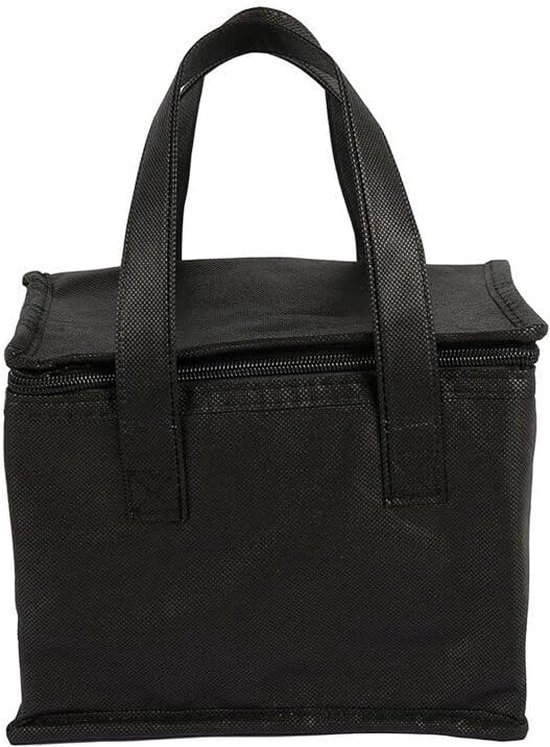 Kleine mini koeltassen Zwart voor 4 blikjes - Koeltasjes voor blikken/blikjes van Klein