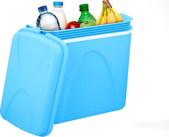 Koelbox - 24 Liter - 39x25x38cm cm - Blauw van Merkloos