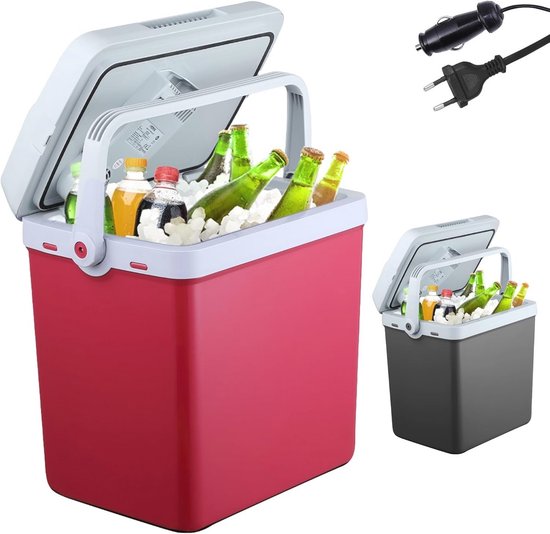 Koelbox 25L - Elektrische Koelbox voor Auto en Thuis met Eco-Modus
