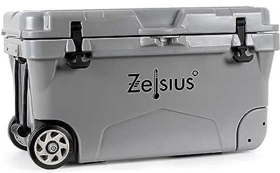 Koelbox 50 liter met wielen voor auto, camping en outdoor activiteiten