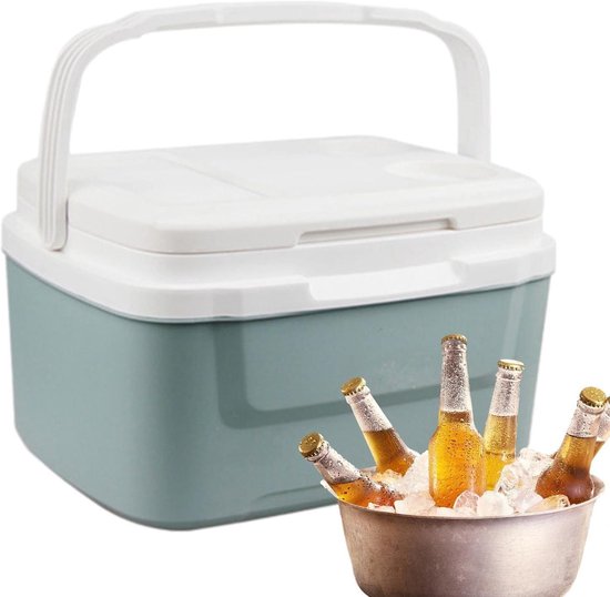 Koelbox 8 Liter - Isolerende Koeltas - Buitenactiviteiten - Houdt 24 uur koel - 33.5 x 26.5 x 19.5 cm