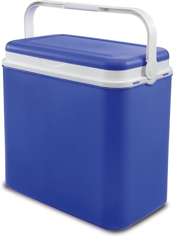 Koelbox Blauw - Picknickbox Campingbox - Eten Koel Houden - Extra Groot - 32 Liter - Blauw