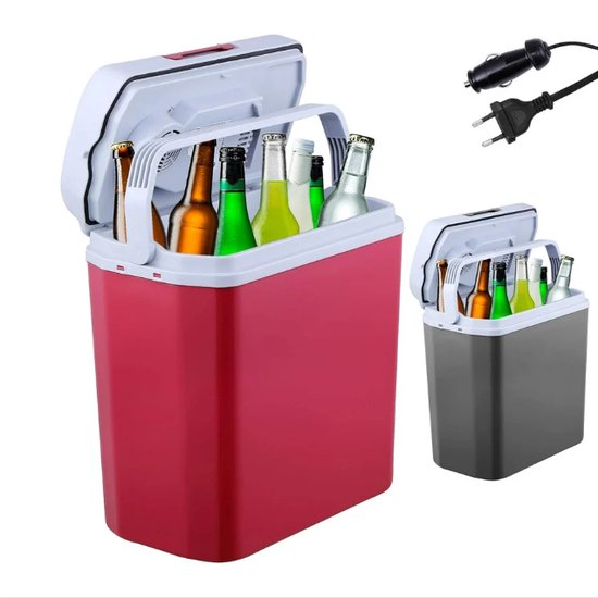 Koelbox Elektrisch 20L - Frigobox Elektrisch 12V 230 Volt Met ECO Modus - Warm en Koud Houden Tot -18°C Onder Omgevingstemperatuur van Adelanto