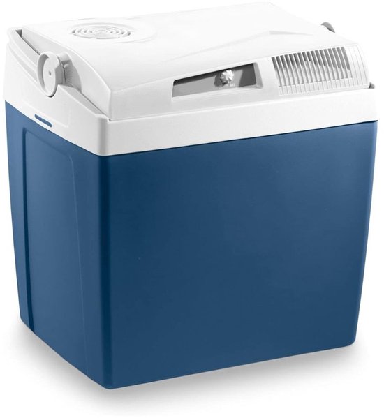 Koelbox - Elektrische Koelbox 12 en 230 Volt - Koeltas Auto - Wit en Blauw