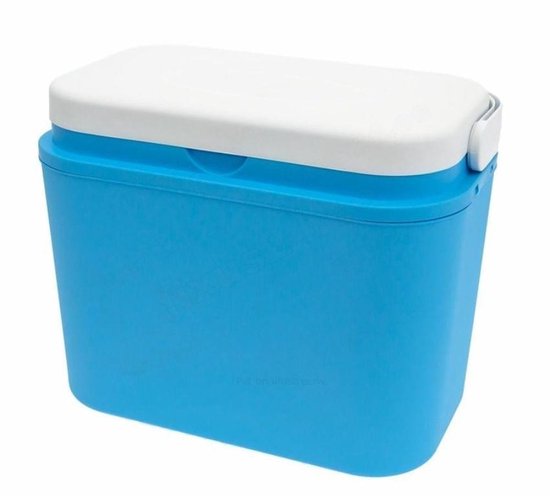 Koelbox - Exelent - 10 Liter - Blauw - 31x18x25.5cm - Compacte koelbox van Merkloos