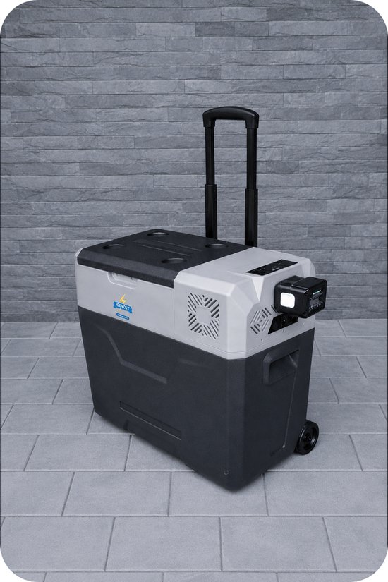 Koelbox Icevolt 50L - Werkt op 18V Dewalt accu´s - Langdurige koeling op 1 acculading