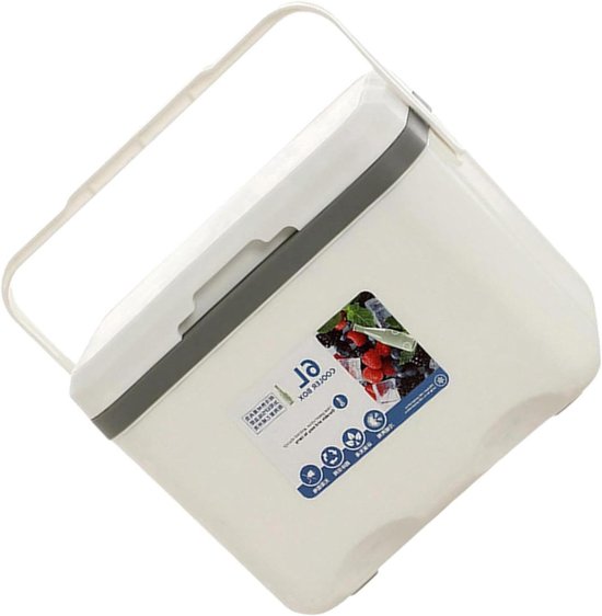 Koelbox - Isolatiebox - Eten koel houden - Goede isolatie - 6 liter - Wit