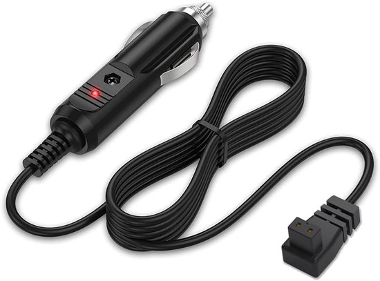Koelbox Kabel - 12 Volt Adapter - Auto Koeling - Stroomvoorziening - 180 cm - Zwart