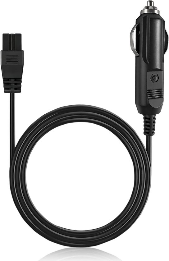 Koelbox Kabel - Autostroomkabel DC - Dranken Koel Houden - Zuiver Koper - 1.8 Meter - Zwart