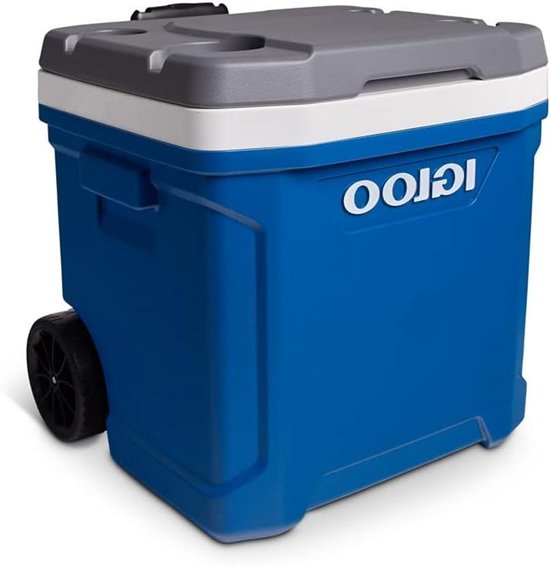 Koelbox - Outdoor Cooler - Picknick en Strand - Cool Riser Technology - 56 Liter - Blauw