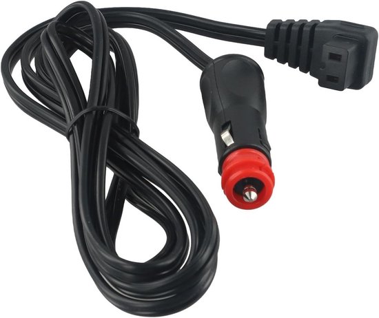 Koelbox Stroomkabel - Adapter Snoer - Mobiele Koeling - Veilige Aansluiting - 2 Meter - Zwart
