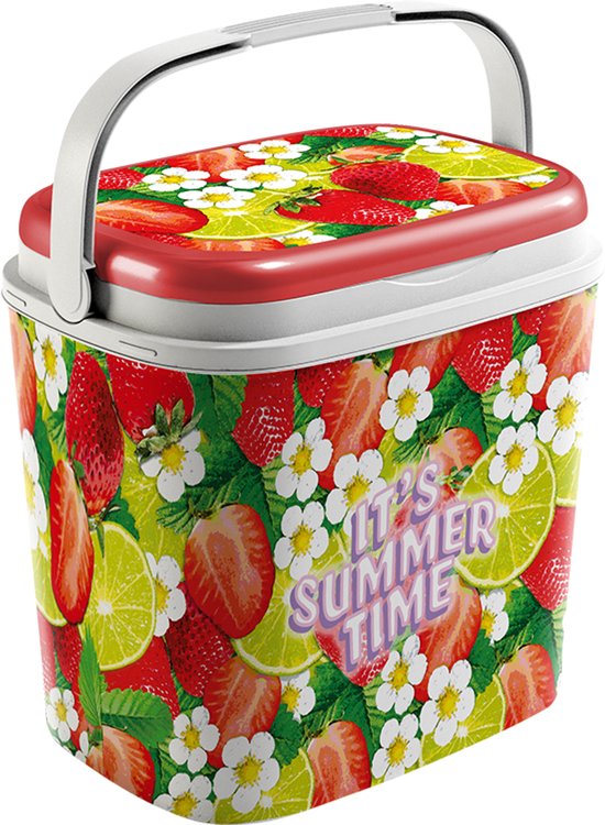 Koelbox Summer Time Fruit 27L van Merkloos