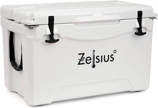 Koelbox - Thermo box - Buitenactiviteiten - Luchtdichte sluiting - 50 liter - Wit