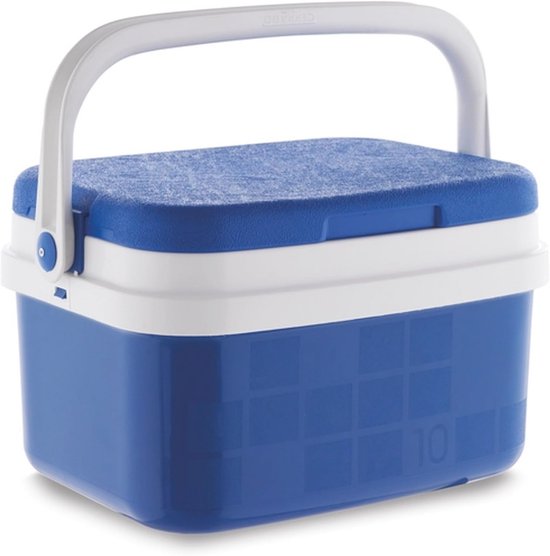 Koelbox voor Onderweg - 10 Liter, Hermetische Sluiting, Ideaal voor Picknick en Reizen van Koelbox.