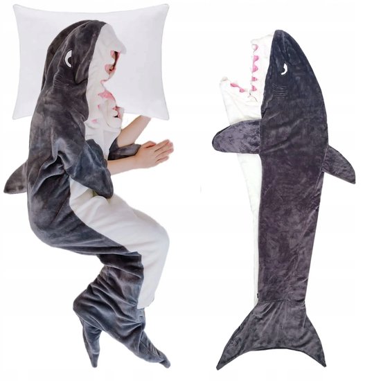 Koele Haai Slaapzak Deken - XL, L, M - Uniek & Comfortabel