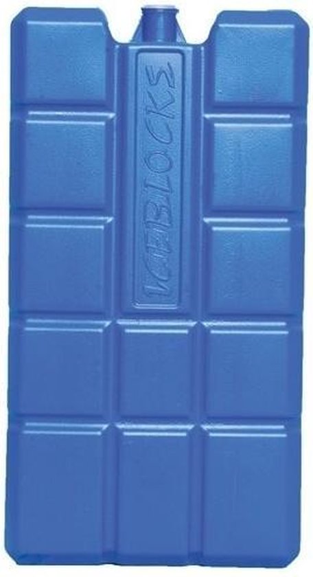 Koelelement - 9 x 16 cm - 400 gram - Koelblokken/koelelementen voor koeltas/koelbox van KOEL