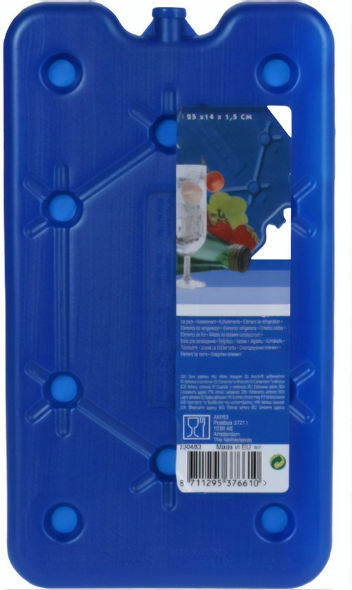 Koelelement Blauw | 24 x 14 cm | Handig voor een dagje weg van KOEL